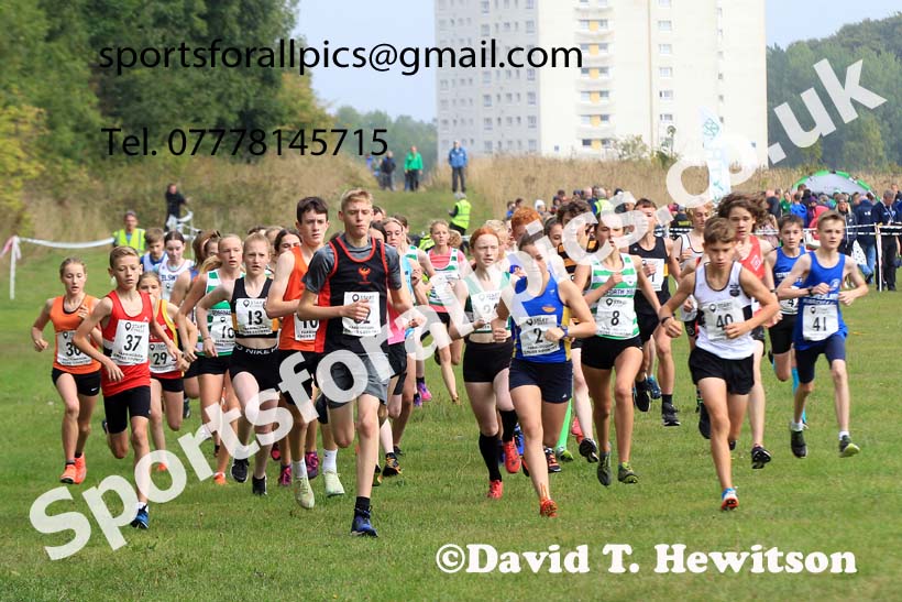 Boys and Girls under-15s 2022 Farringdon Cross Country, Sunderland, Saturday, Sept. 3rd. Photo: David T. Hewitson/Sports for All Pics